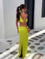 LUCCY MAXI SKIRT CHARTREUSE Maxi Skirt 