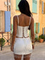 LULUI MINI SKIRT WHITE Mini Skirt 