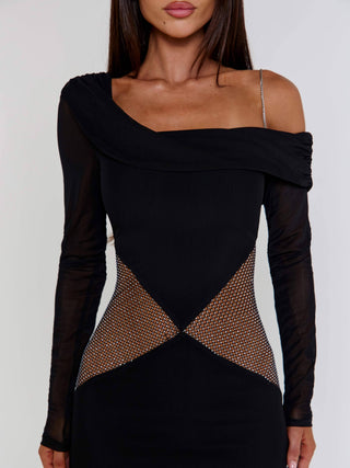 LUMINA MAXI DRESS BLACK Maxi Dress 