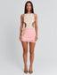 MADISONA MINI DRESS CREAM POLKA DOT Mini Dress 