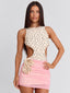 MADISONA MINI DRESS CREAM POLKA DOT Mini Dress 