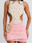 MADISONA MINI DRESS CREAM POLKA DOT Mini Dress 