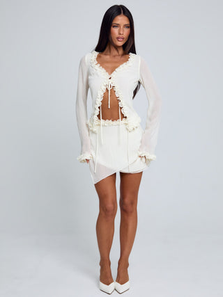 MAE TOP IVORY Crop Top 