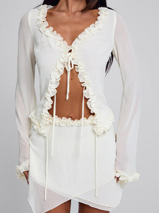 MAE TOP IVORY Crop Top 