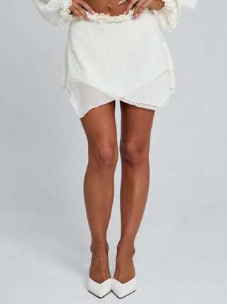 MAE MINI SKIRT IVORY Mini Skirt 