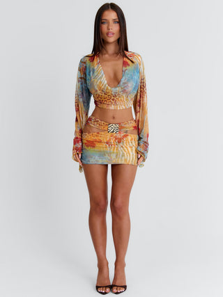 MAKENNA LONGLINE TOP LEILA Blouse 