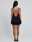 MAKOA MINI DRESS BLACK STRIPE Mini Dress 