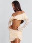 MARCELLA TOP CREAM Crop Top 