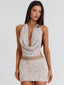 MARISA MINI DRESS BROWN MARLE Mini Dress 