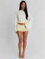 MARTAE CROP TOP YELLOW STRIPE Crop Top 