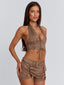 MASON TOP BROWN Crop Top 