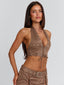 MASON TOP BROWN Crop Top 