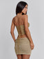 MONTY MINI SKIRT GOLD Mini Skirt 