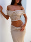 MILLER MAXI SKIRT BEIGE Maxi Skirt 