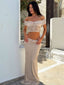 MILLER TOP BEIGE Crop Top 
