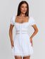 NADIENE MINI DRESS WHITE Mini Dress 