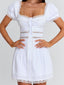 NADIENE MINI DRESS WHITE Mini Dress 