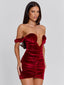 NARNIE MINI DRESS RED Mini Dress 