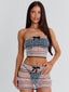 NEANAH MINI SKIRT WHITE POLKA DOT Mini Skirt 