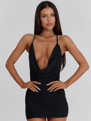 NIAMH MINI DRESS BLACK Mini Dress 