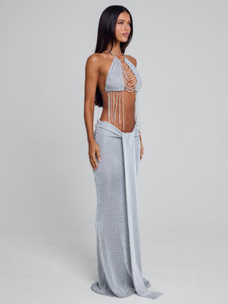 NIVRA TOP SILVER Crop Top 
