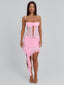 NOELLA MINI SKIRT BABY PINK Mini Skirt 