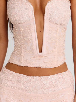 NORAH TOP LIGHT PINK Crop Top 