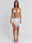NYASIA SARONG IVORY Mini Skirt 