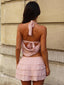 ODETTA TOP BABY PINK Crop Top 