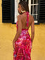 OLIVI MAXI DRESS CRIMSON LILY Maxi Dress 