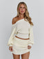 ORENA MINI SKIRT IVORY Mini Skirt 