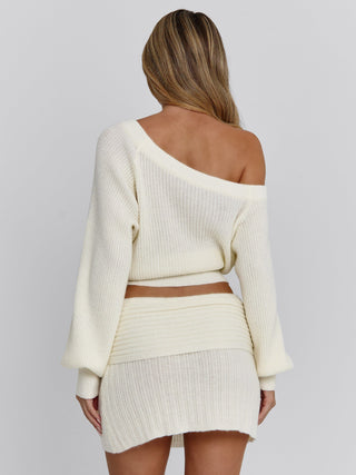 ORENA MINI SKIRT IVORY Mini Skirt 