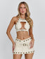 ORLENA MINI SKIRT IVORY Mini Skirt 