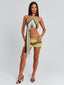 PRAGUE SHORTS GREEN STRIPE Shorts 