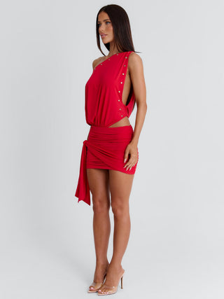 OTHELLIO MINI DRESS RED Mini Dress 