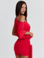 OTHELLIO MINI DRESS RED Mini Dress 