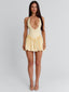 PAISLEE MINI DRESS YELLOW Mini Dress 