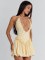 PAISLEE MINI DRESS YELLOW Mini Dress 