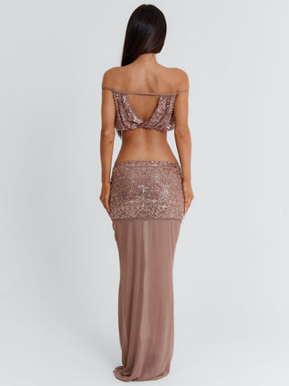 PATIENCE CROP TOP TAUPE Crop Top 