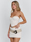 PAULIE MINI SKIRT BEIGE Mini Skirt 
