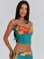 PIPPIN TOP TIGERLILY Crop Top 