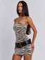 POLIANA MINI DRESS ZEBRA Mini Dress 