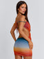 REGINA MINI DRESS OCEAN OMBRE Mini Dress 