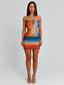 REGINA MINI DRESS OCEAN OMBRE Mini Dress 