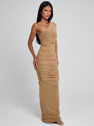 REVA MAXI DRESS TAN Maxi Dress 
