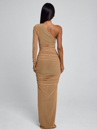 REVA MAXI DRESS TAN Maxi Dress 