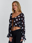 REVI TOP BLACK POLKA DOT Blouse 