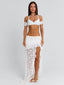 RIVANA MAXI SKIRT WHITE Maxi Skirt 