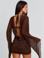 ROBERTA MINI DRESS CHOCOLATE Mini Dress 