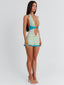 ROSAE PLAYSUIT TEAL STRIPE Playsuit 
